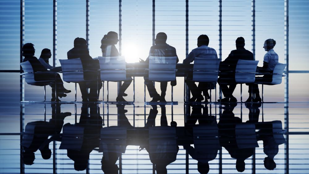 People in a meeting